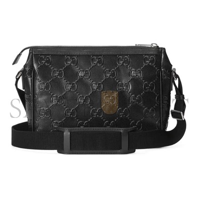 GUCCI GG EMBOSSED MEDIUM MESSENGER BAG ‎696009 (31*24.5*5cm)